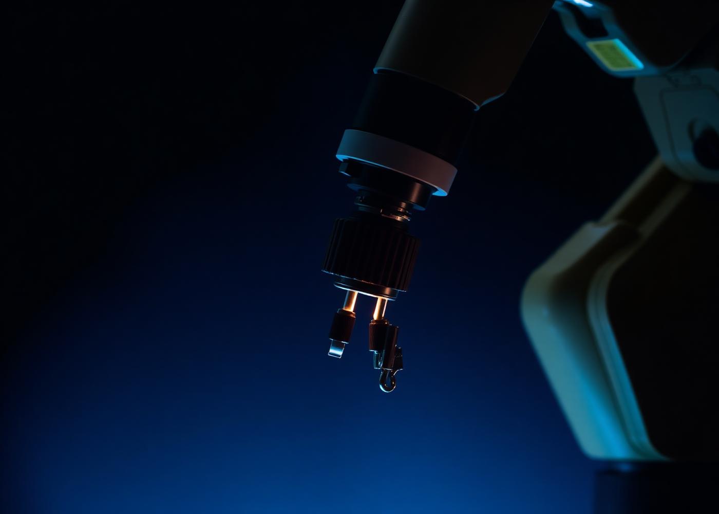 Robot arm end effector detail